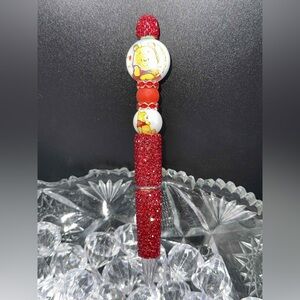 Red Rhinestone Winnie the Pooh Bling Pen. New to inventory comes with ink refill